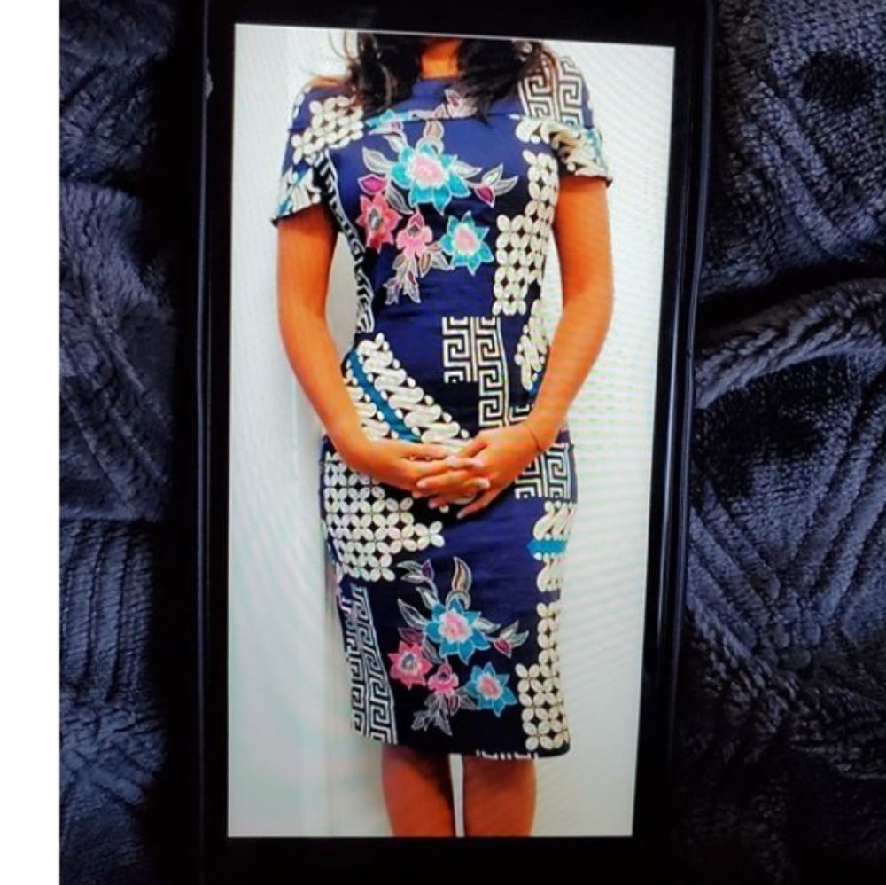 BATIK PENCIL SKIRT DRESS